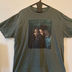 The Last Five Years Portrait Graphic - Nick Jonas & Adrienne Warren Broadway Tee